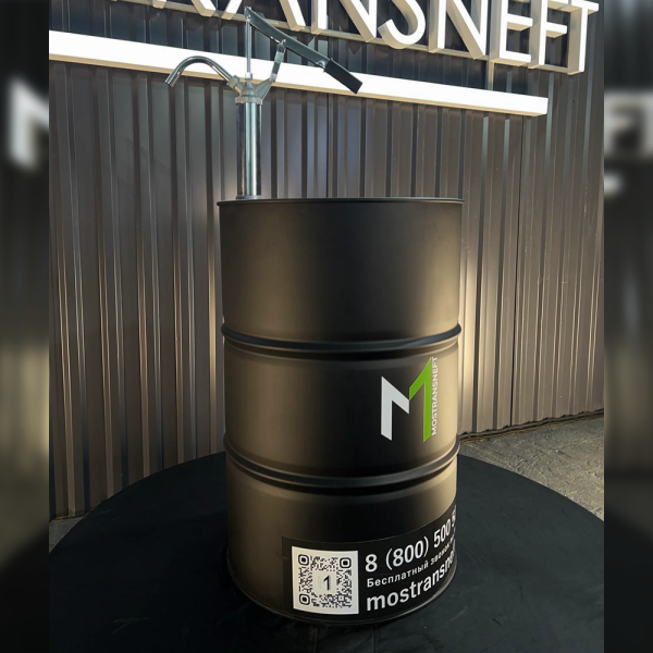 Бочка металлическая 200 литров с помпой черная матовая купить в Рязани